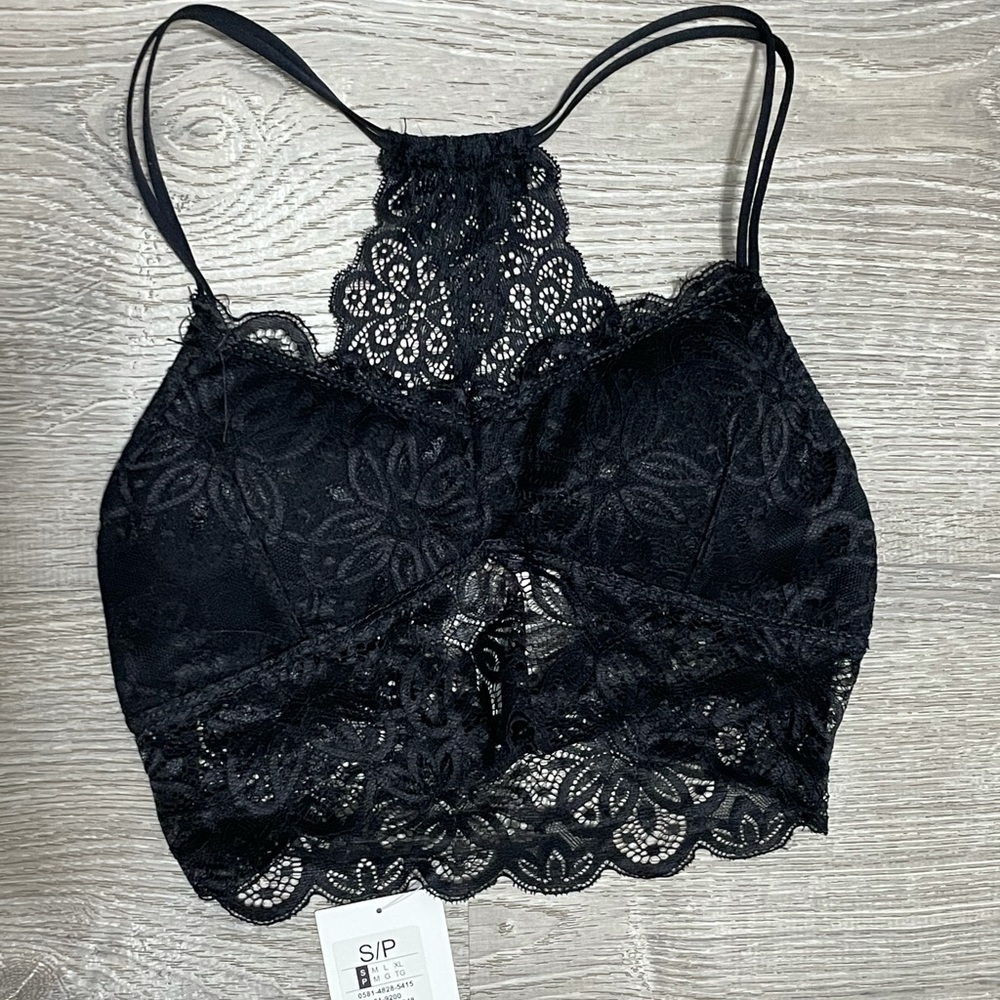 Lacy Black Bralette (new with tag)